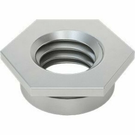 BSC PREFERRED Flush-Mount Press-Fit Nut for Sheet Metal 10-32 Thread Size for 0.125 Minimum Panel Thickness, 25PK 94674A528